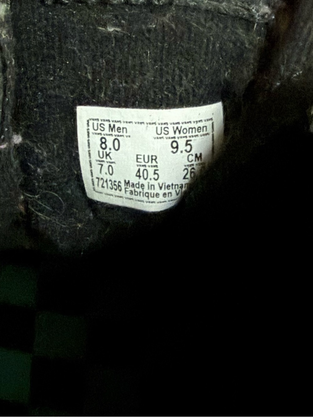 Harry Potter Slytherin Platform Vans size 9.5 - Picture 6 of 6